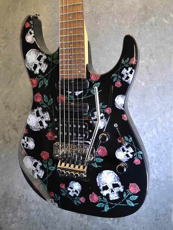 ESP LTD スカルローズ　M-200SR エレキギター Esp Ltd Skull Rose M-200Sr Electric Guitar | eBay