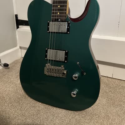Harley Benton Fusion-T HH Pro Series with Ebony Fretboard 2020s - Ocean Turquoise for sale