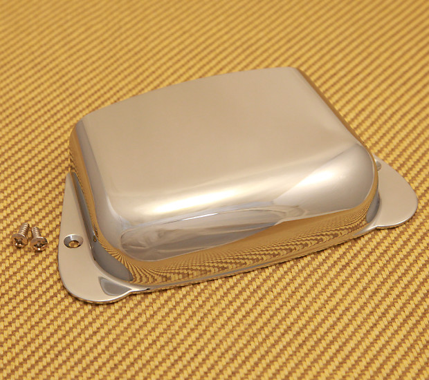 Squier by Fender Chrome Oversized Squier 60s P Bass Ashtray Pickup Cover 007-7335-000 image 1
