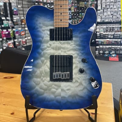 Schecter PT Pro Electric Guitar - Trans Blue Burst image 4