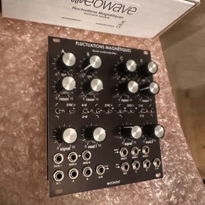 LNIB Eowave Fluctuations Magnetiques Quad Multimode Filter eurorack Black image 3
