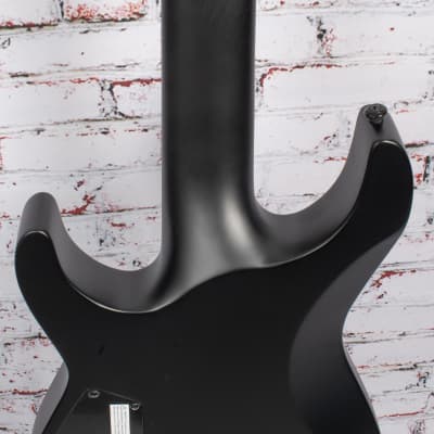 ESP LTD M-7BHT - 7 String Electric Guitar - Black Satin/Macassar Ebony image 11