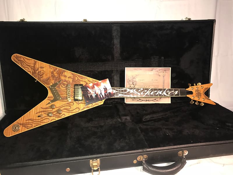 Dean USA Schenker Brothers flying V #10 of 200 w/ original