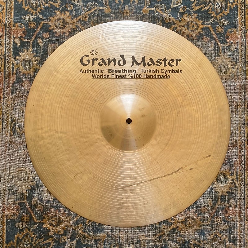Ultra Rare Grand Master Authentic Breathing Turkish Cymbal Heavy Ride 20 2708 Gs
