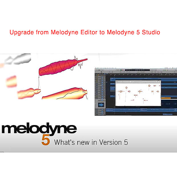 Celemony Melodyne 5 Studio Upgrade from Editor (Download) image 1