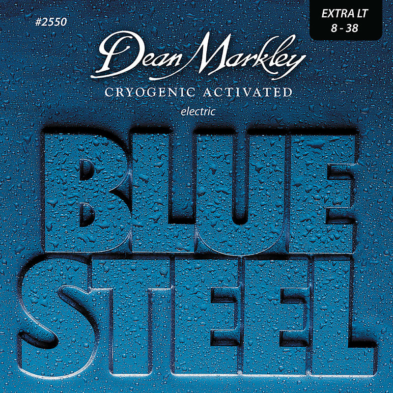 Dean Markley Blue Steel Electric Guitar Strings Set Extra Light 8-38 image 1