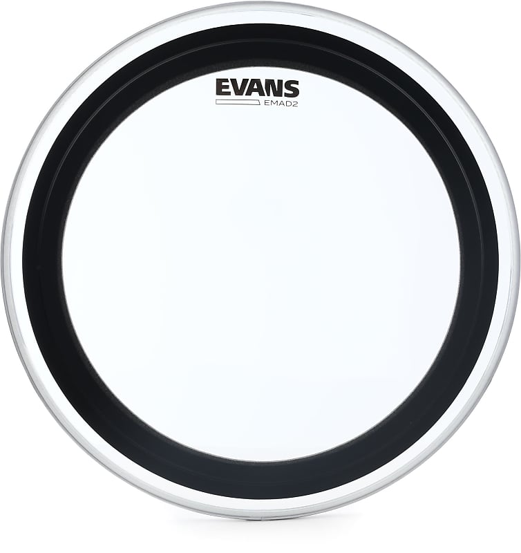 Evans EMAD2 Clear Bass Batter Head - 18 inch image 1