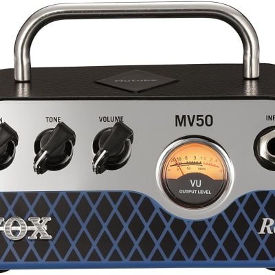 Vox MV50 ROCK - Electric Guitar Mini Amplifier, Blue - MV50CR image 2