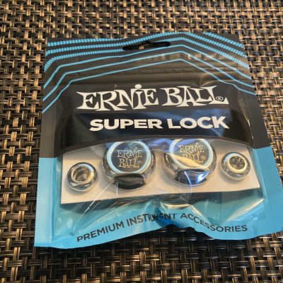 Ernie Ball Super Lock Strap Locks - Set of 2 4600 Nickel