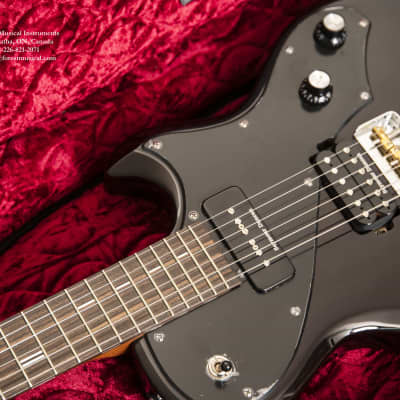 Shergold Provocateur SP01SDBK with Shergold deluxe gigbag.  Spankingly Good Rock Guitars image 3