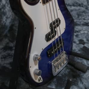 Left Handed G&L SB-2 Bass USA 2014 Blueburst Lefty image 2