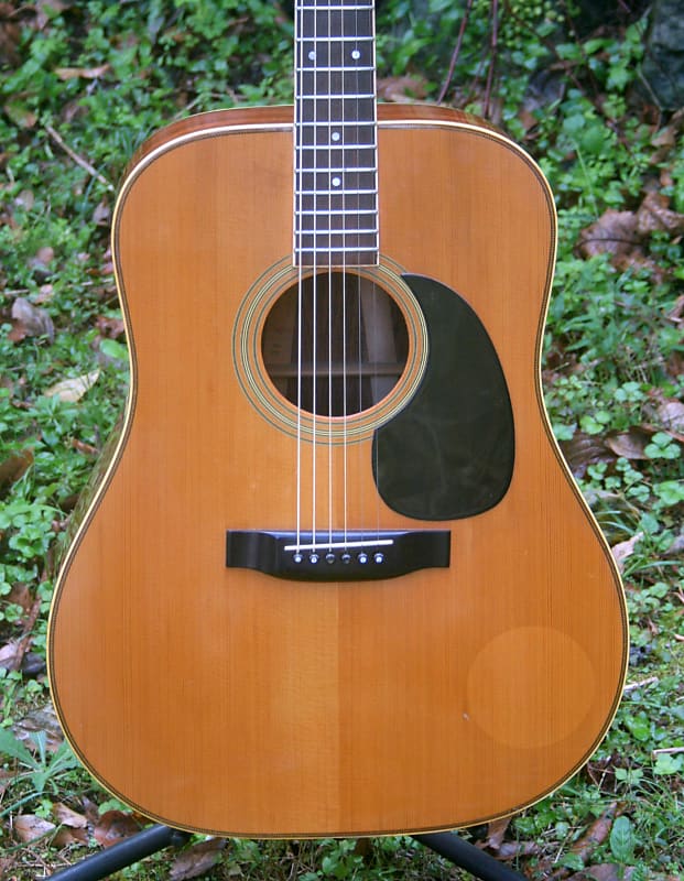 Aria Dreadnought D40 by Ryoji Matsuoka Mid '70 Natural+Hard Case FREE