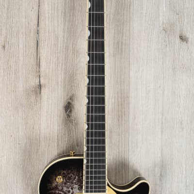 Gretsch G6134TG Limited Edition Paisley Penguin Bigsby Guitar, Black Paisley image 4