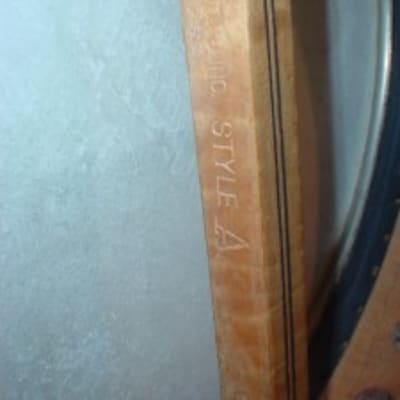 Bacon Blue Ribbon Tenor 4 String Banjo - Vintage 1922 Style A - As-is image 20