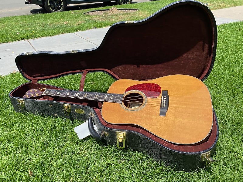 1995 Martin D-40 FMG Quilted Mahogany Guitar #125 of 150 | Reverb