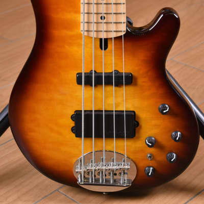 Lakland Skyline Series 55-02 Deluxe Maple Neck Honeyburst image 5