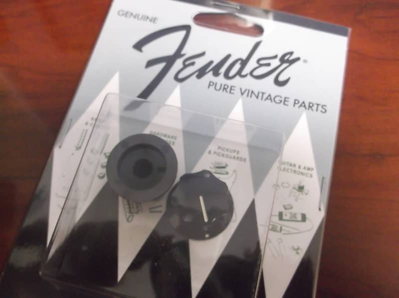 Genuine Fender Pure Vintage Knob Set For '65 Vintage Jaguar, 001-9455-049 image 1