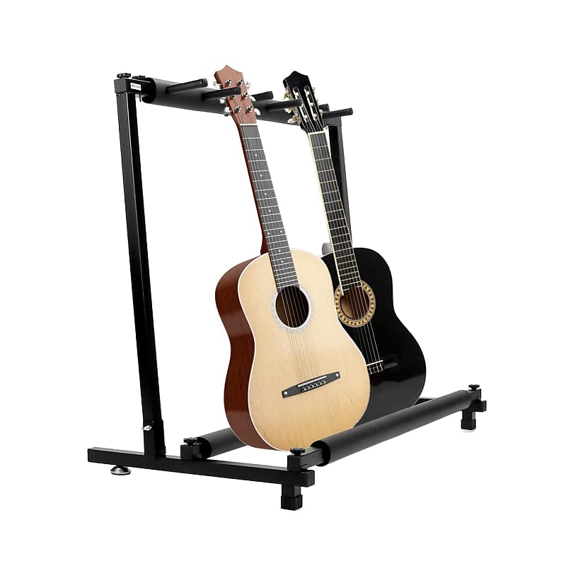 Guitar Rack Stand for 5 Guitars, Solid Metal Multiple Guitar Reverb