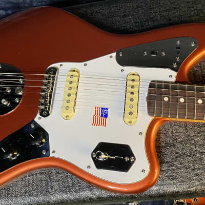 NEW ! 2024 Fender Johnny Marr Signature Jaguar - Knock Out Orange - Authorized Dealer - In-Stock! G02427 - 8.5lbs for sale
