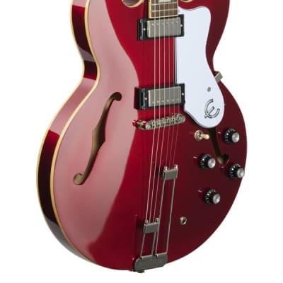 Epiphone Riviera Semi Hollow Archtop Sparkling Burgundy image 9
