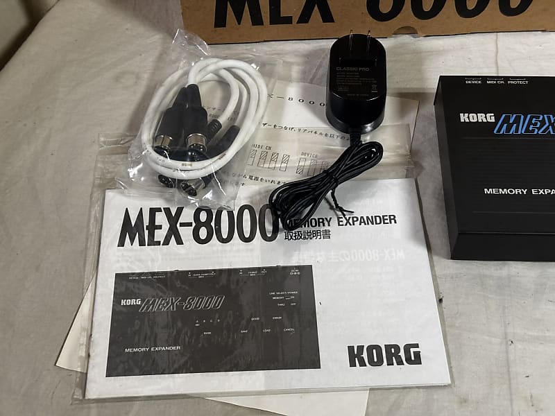 KORG コルグ MEX-8000 MEMORY EXPANDER Korg MEX-8000 Memory Expander ACCESSORY - VINTAGE - PERFECT