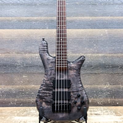 Spector USA Custom Shop NS-5XL Super Faded Black 5-String Electric Bass w/Case image 2