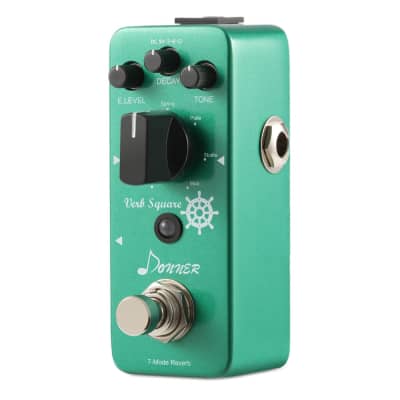 Donner Digital Reverb Guitar Effect Pedal Verb Square 7 Modes Free Shipping image 2