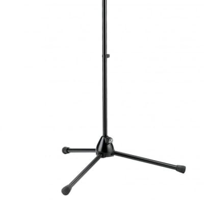 K&M 210/9 Mic Stand with Telescoping Boom Arm - Black image 1