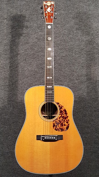 LOT O 417 Blueridge BR 1060 Carter Stanley Memorial Guitar White Dove Inlay