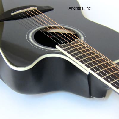 Ovation Celebrity Acoustic/Electric Cutaway Guitar - Black image 5