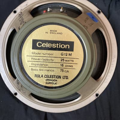 CELESTION G12M greenback ENGLAND製 Amazon.com: Celestion G12M Greenback Guitar Speaker
