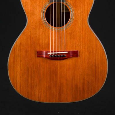 Santa Cruz OM Rare Figured Pernambuco and Fort Ross Chapel Redwood Custom NEW image 4