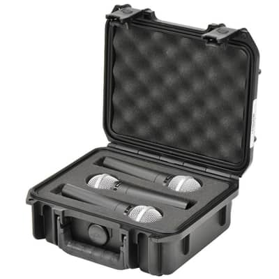 SKB 3i-0907-MC3 iSeries Injection Molded (3) Microphone Case with Storage Compartment image 3