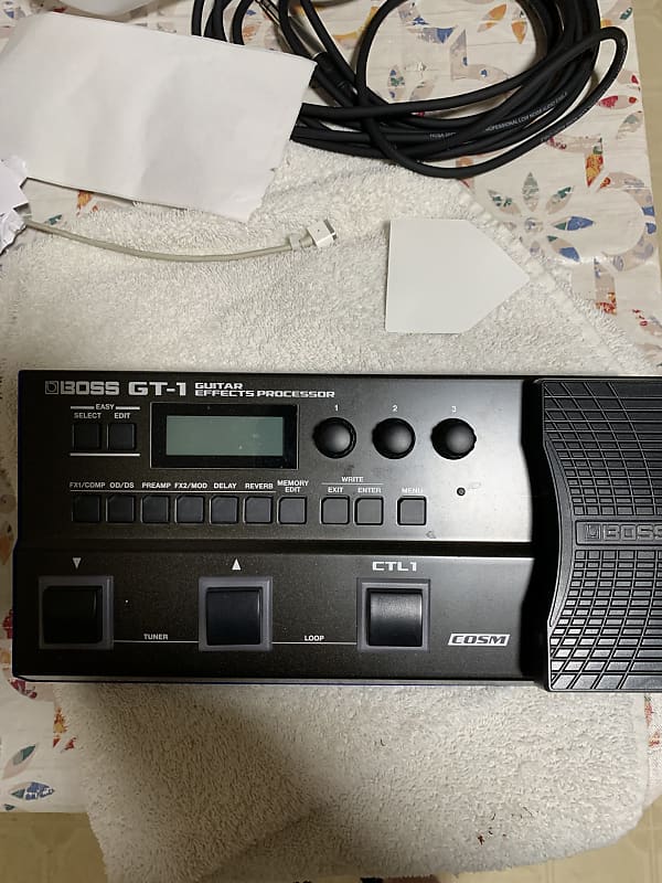 Boss GT1 Guitar Effects Processor 2016 Present Black Reverb