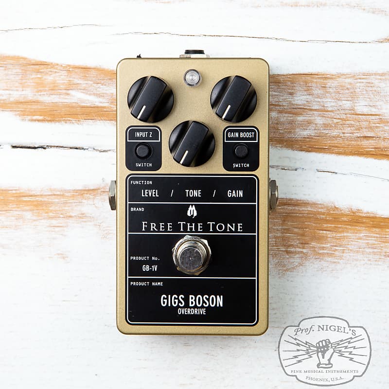 Free The Tone GB-1V Gigs Boson w/ Box 2015 Gold / Black MIJ