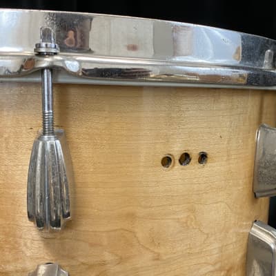 Slingerland 6.5x14" Radio King Snare Drum - 1940s Refinished Maple Gloss image 6