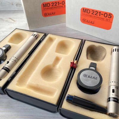 6HOURS SALE! 1976 Matched Pair Of Beag MD-221 05 Vintage New Old Stock Cardioid Dynamic Microphones image 6