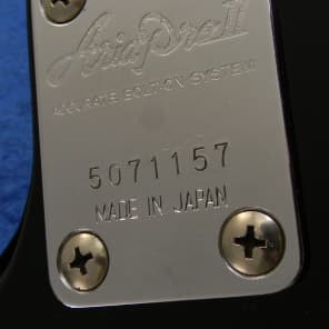 【希少】 AriaProⅡ レスポール ORIGINAL CASTOM BODY Aria Pro II Original Custom Body (chipped headstock) DEMO