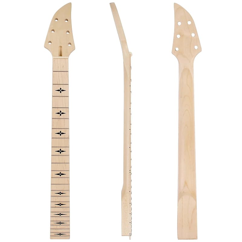 Unfinished Electric Guitar 24 Frets Maple Neck Reverb