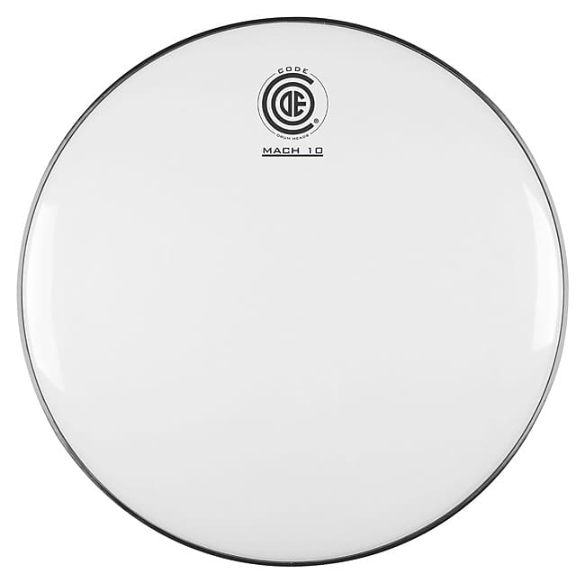 CODE Drumheads Mach 10 Smooth White 14'' image 1