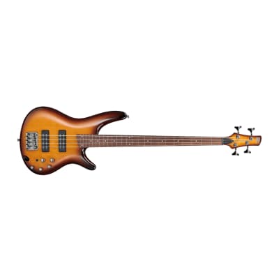Ibanez SR Standard 4-String Fretless Electric Bass (Brown Burst) image 2
