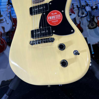 Squier Paranormal Strat-O-Sonic Electric Guitar - Vintage Blonde Authorized Dealer Free Shipping! 025 GET PLEK’D! image 4