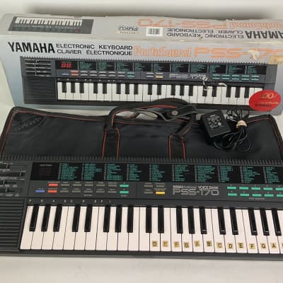 Vintage Yamaha PSS-170 PortaSound Voice Bank 44 Key Electronic Keyboard Piano