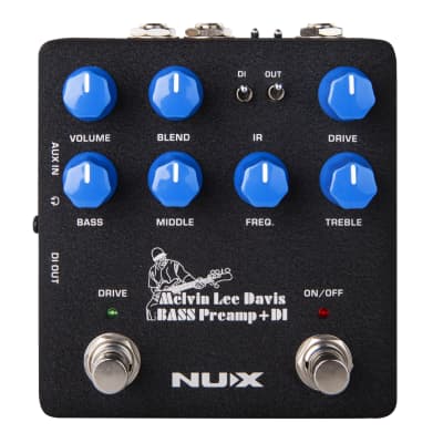 New NUX NBP-5 Melvin Lee Davis Bass Preamp & DI Guitar Effects Pedal image 1
