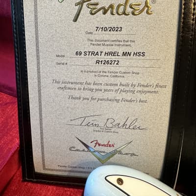 Fender Custom Shop '69 Reissue Stratocaster Relic, OPEN BOX, Year 2023 image 2