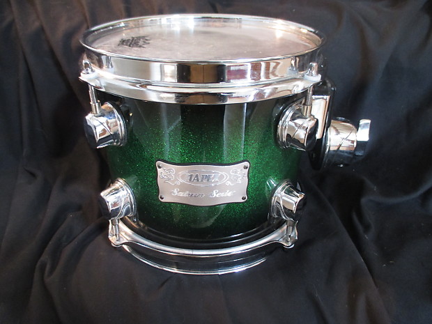 Mapex Saturn 8 x 7 Inch Tom Sparkle Lacquer Maple Walnut Very Clean Tom Reverb