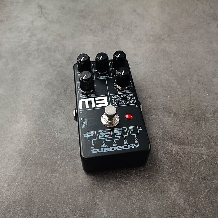 Subdecay M3 Monophonic 3 Oscillator Guitar Synth - Black