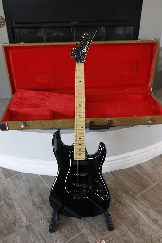 Charvel Model 1A SSS with Maple Fretboard 1966 Black image 1