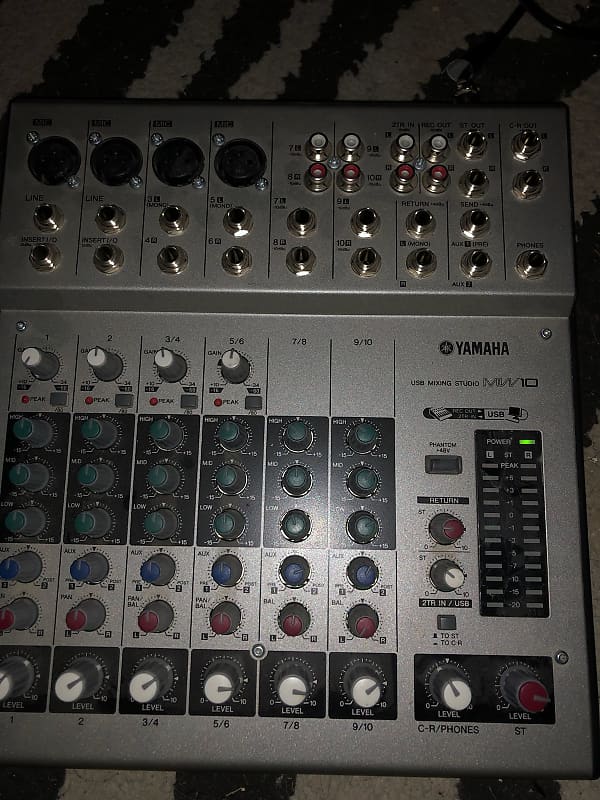 Yamaha MW10 usb mixer console mic preamps equalizer studio | Reverb