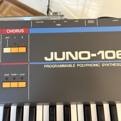 Roland Juno-106 61-Key Programmable Polyphonic Synthesizer 1984 - 1985 - Black image 7